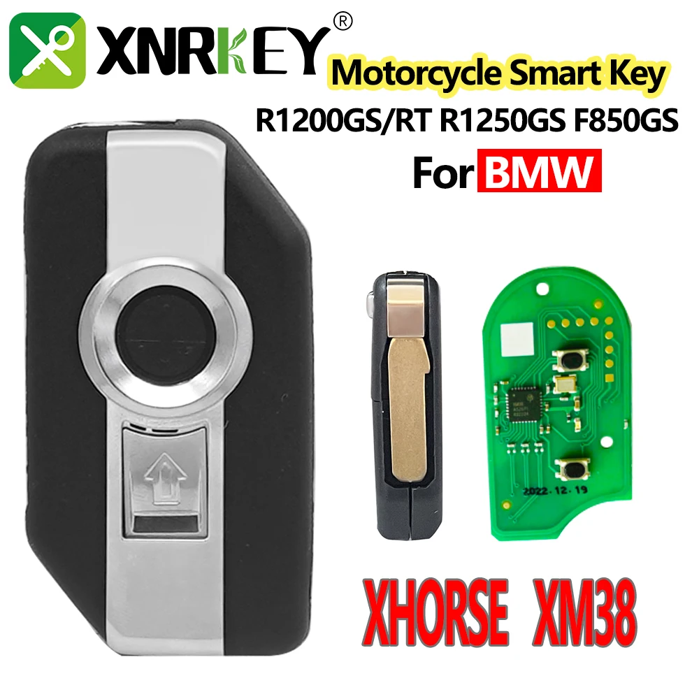 Xhorse XSBMM0GL XM38 inteligentny klucz dla BMW motocykl wsparcie 8A inteligentny klucz z tuleją samozaciskową 4D 80 bit z tuleją samozaciskową