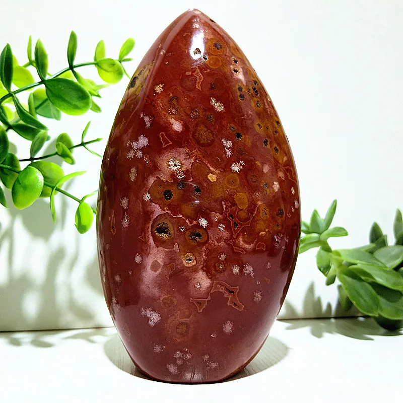 Imagem -06 - Pedra Natural Oceano Jasper Crystal Form Display Home Room Decor Ornamentos Meditação Espiritual Cura Reiki