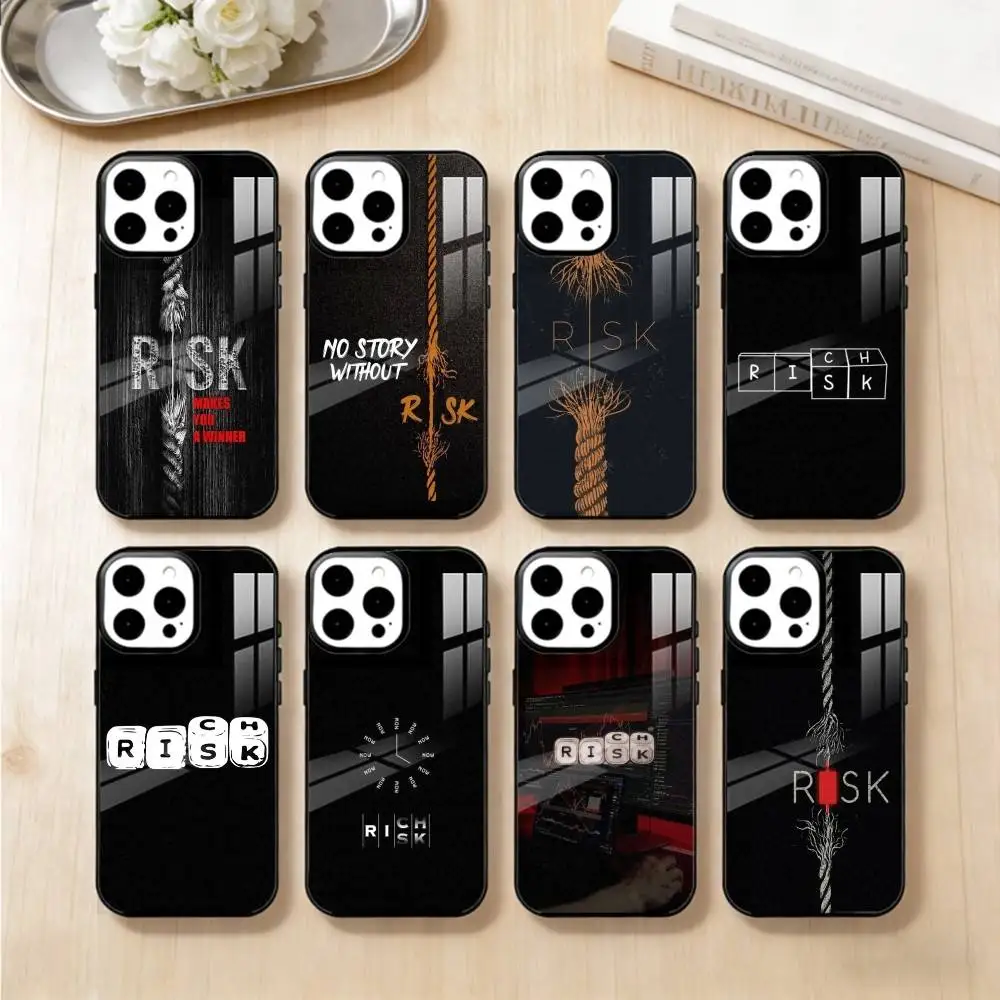 

Day Trader Trading RISK RICH Phone Case For iPhone17,16,15,14,13 Plus,Pro Max Magnetic For Magsafe Wireless Charging