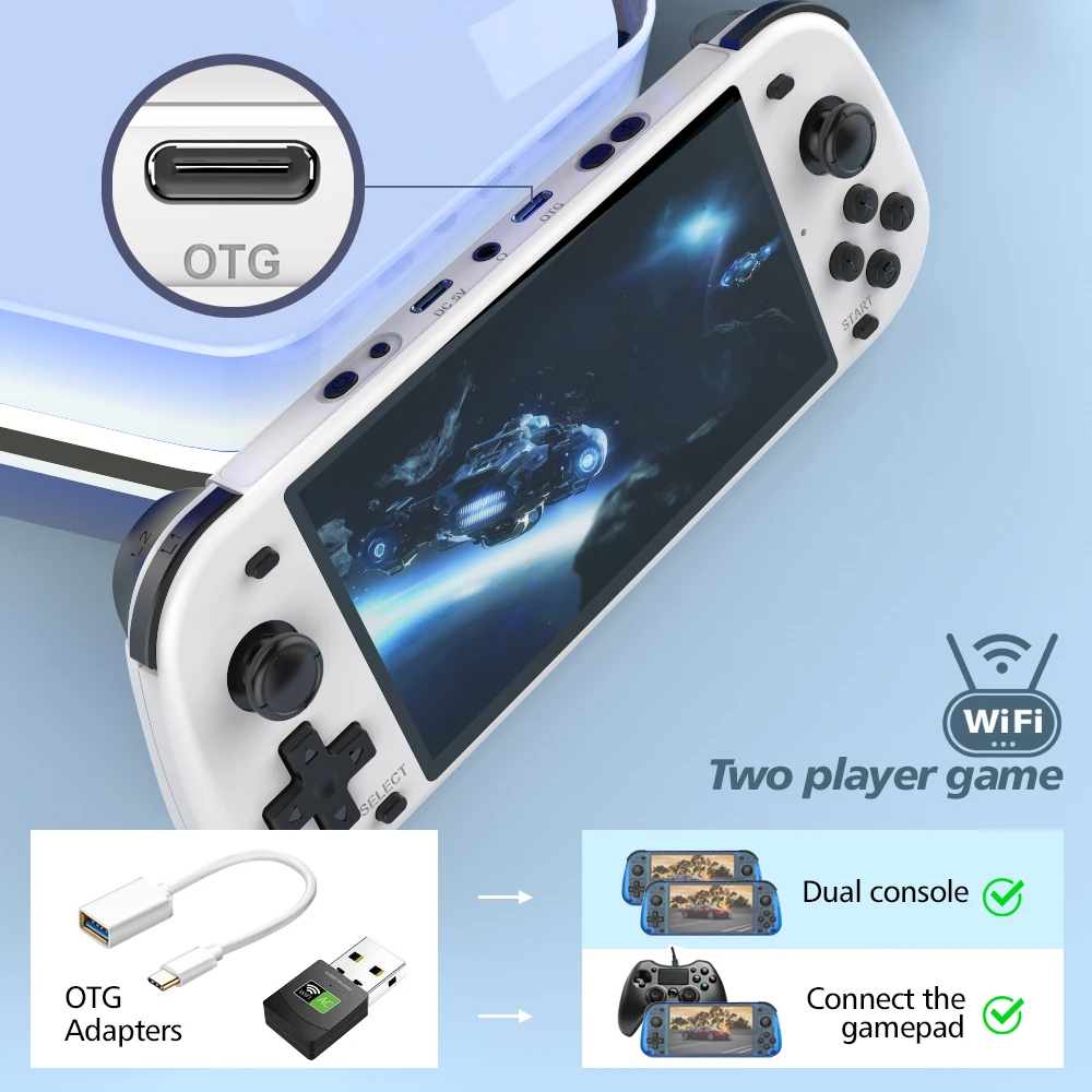 R50S ريترو ألعاب وحدة التحكم 128G 5.1 بوصة IPS شاشة لاعبين لعبة على الانترنت PSP/PS1 وحدة تحكم محمولة لعبة الأولاد الهدايا
