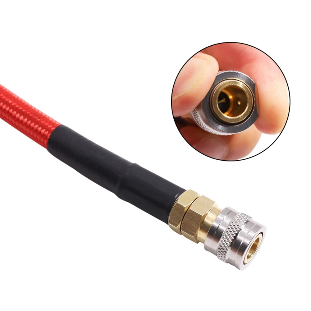 خرطوم هواء Airsoft HPA SLP FLEX صديق للميزانية، خرطوم هواء عن بعد مع (الولايات المتحدة) Foster QD 40 بوصة ضغط منخفض MAX 300 PSI R #1