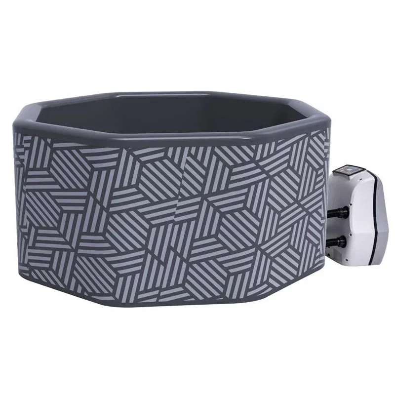 

Производство оптовой продажи круглых надувных портативных складных уличных гидромассажных гидромассажных ванн спа с фильтрующим насосом