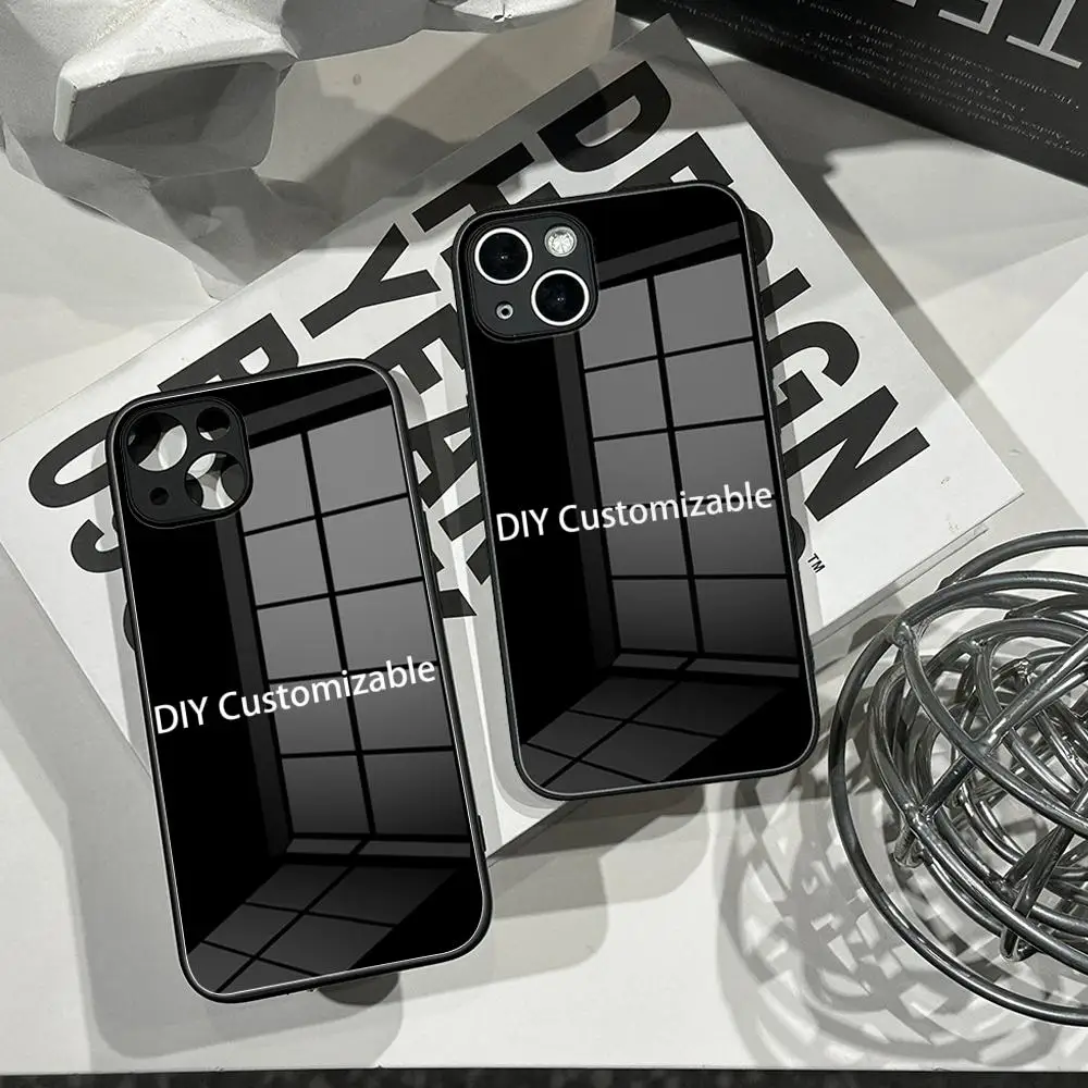 Carcasa de Teléfono Personalizable con Cristal Templado para iPhone, Samsung Serie S, Samsung Serie A, Xiaomi Redmi
