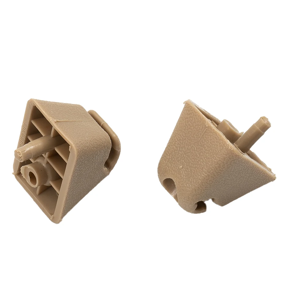 

2pcs Beige Sun Visor Holder Clip Hook Bracket Hanger For Opel Astra F Corsa Vectra Tigra Vivaro 1438336 M35 Car Accessories