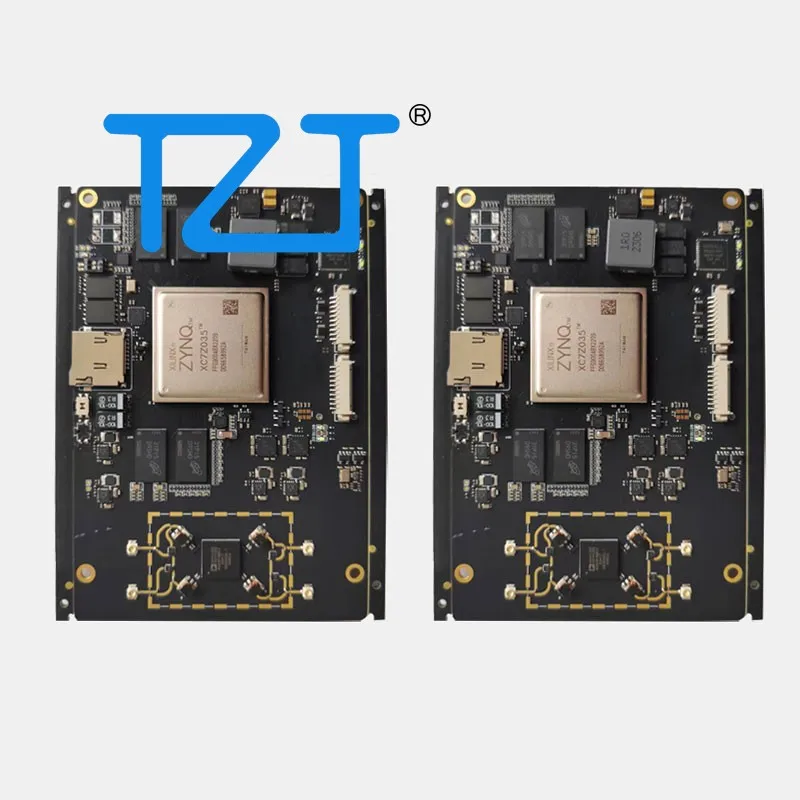 TZT 2PCS HAMGEEK F410 70MHZ-6GHZ SDR Software Defined Radio ZYNQ7Z035 AD9361 1G DDR3 Supports SFP/PCIE