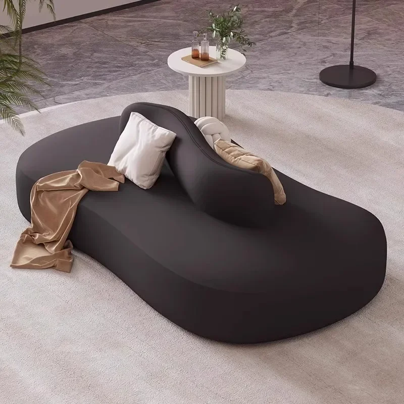 Designer Minimalist Living Room Sofa Foam Sponge Organizer Cream Clouds Couch Small Family Customized Canape Salon Furniture image 4