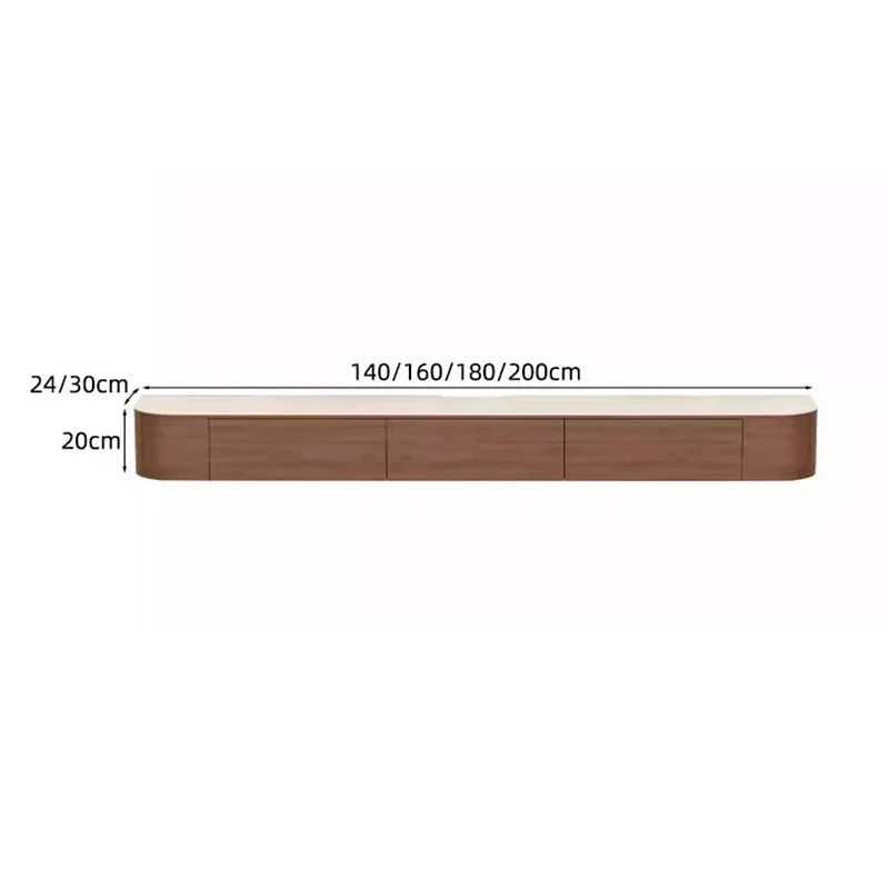Italian Modern Tv Cabinet Durable Wall Mounted Premium Beauty Tv Cabinet Classic Space saving Meubles De Maison Furniture Home