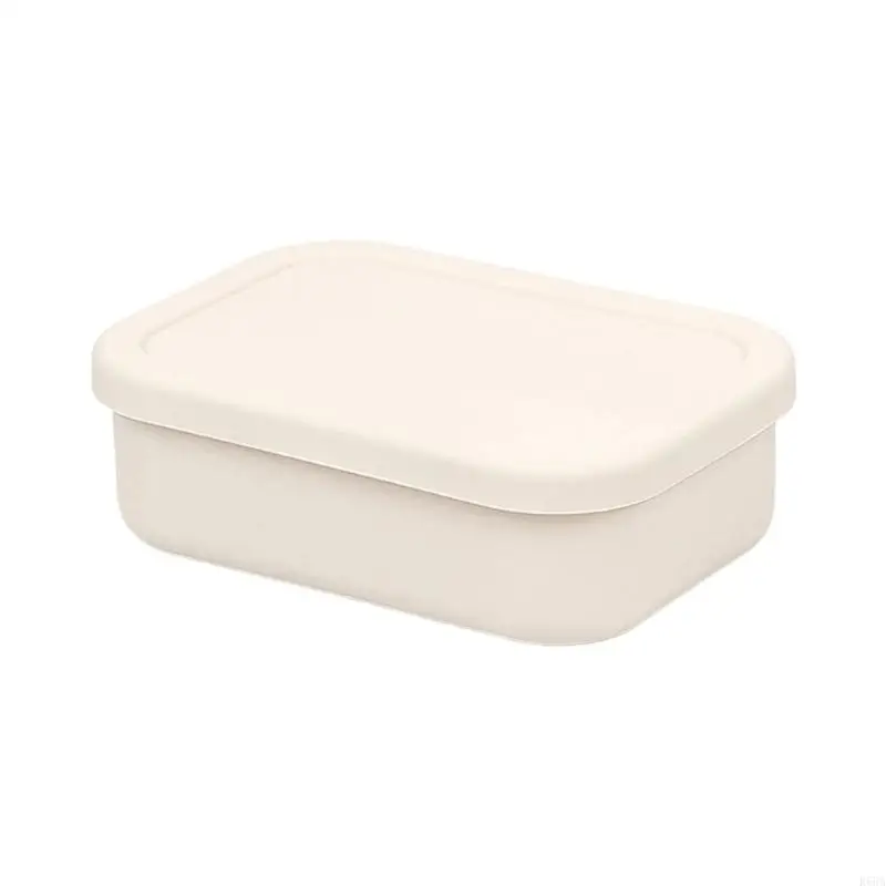 R66A Multifunctional Silicone Meal Container Dishwasher Safe Freezers Friendly Spill Proof Design 300ml/700ml Thin Profile