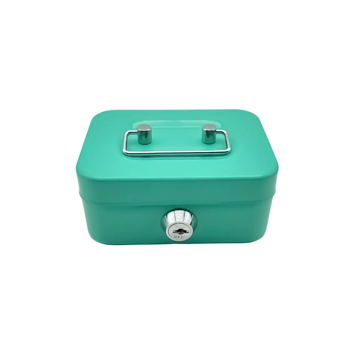 Portable Locking Money Box, Creative Storage Box with Key, Small Cash Organizer, Handy Carry Handle Design