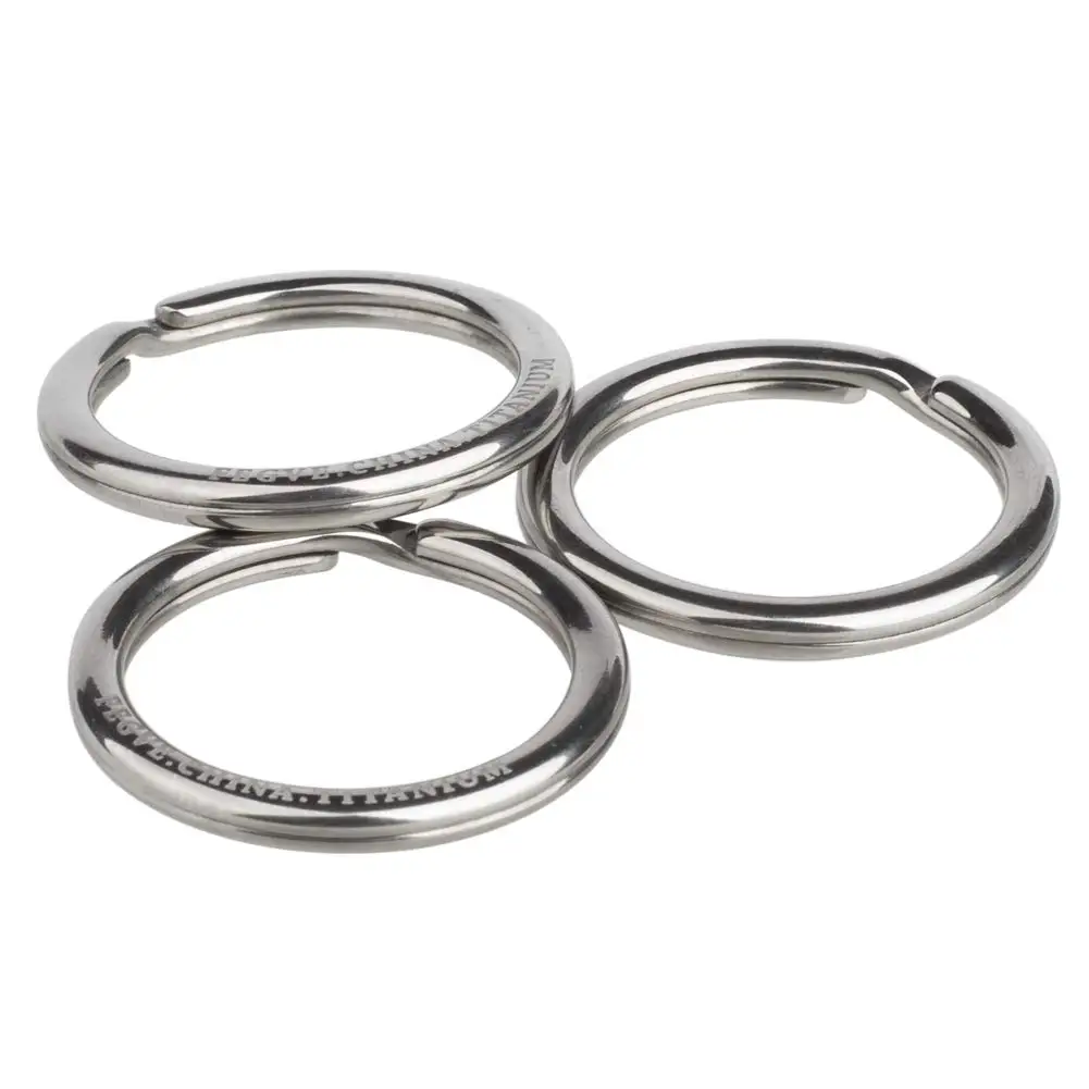 

FEGVE Titanium Key Rings 3 Packs, for Home Car Keys Organization, titanium key ring for men