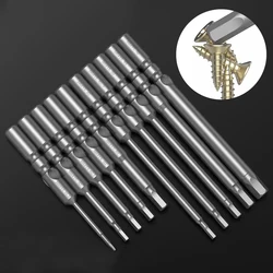 6mm Round Shank Inner Hex Electric Screwdriver Bit S2 Alloy Steel Magnetic Screw Driver Bit for 802 Electric Drill