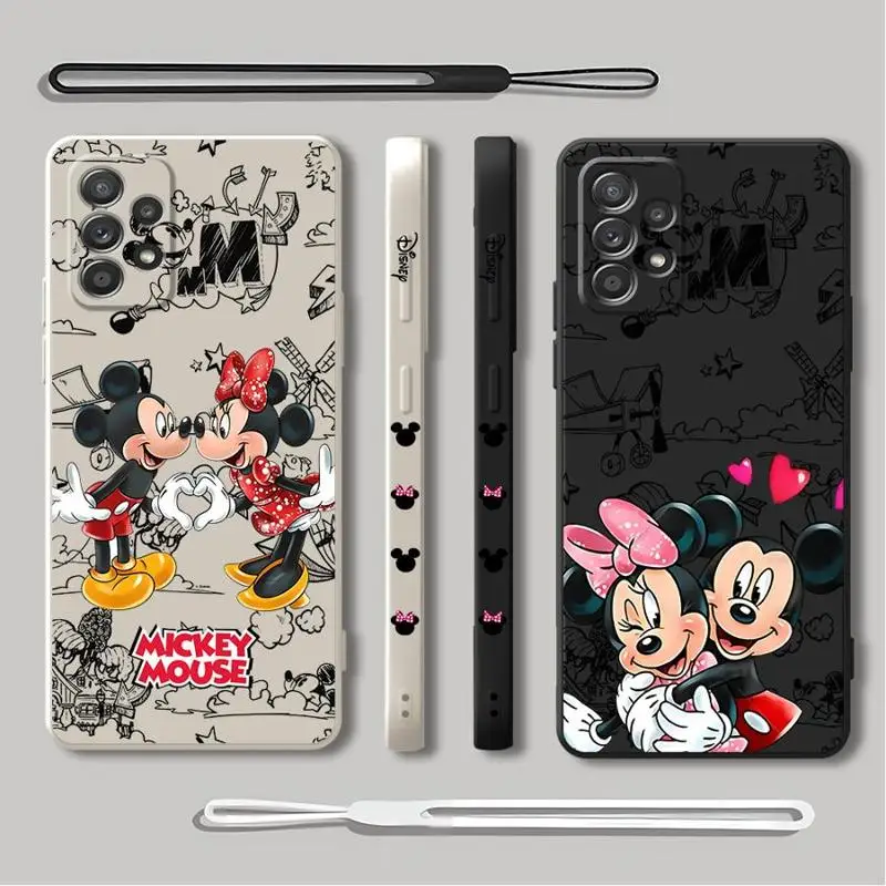 

Disney Mickey Mouse Minnie Case for Samsung Galaxy A54 A25 A16 A15 A55 A14 A52 A12 A53 A06 A34 A71 A32 A23 A51 Funda Phone Cover