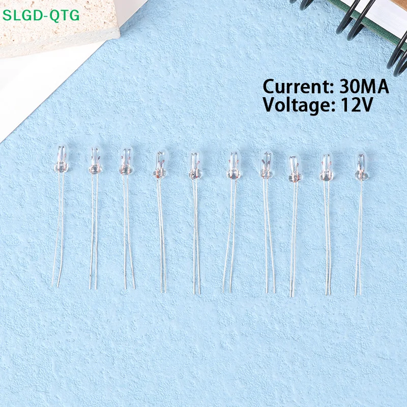 

(SLGD-QTG) 10 шт. автомобильных светильников для приборной панели | Лампы для приборной панели автомобиля T3 LED | 12-вольтовые светодиодные лампы для приборной панели автомобиля