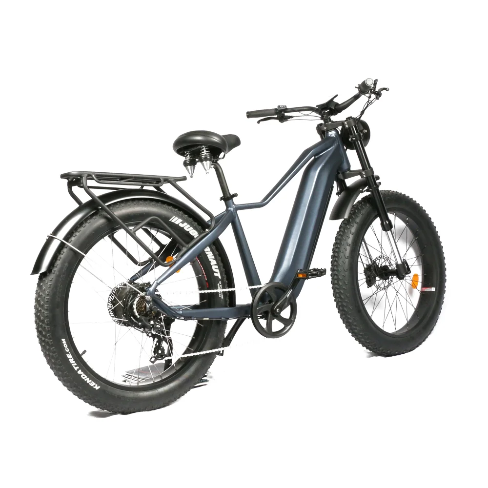 Powerful 48V Electric Cruiser Bicycle for Adults Fast Speed Full Suspension E-Bike Motor Frame-Factory Directly Wholesale