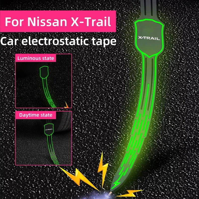 Car Static Electricity For Nissan X-Trail T32 T30 T31 Xtrail Car Belt Anti-static Floor Mop Eliminates Static Electricity