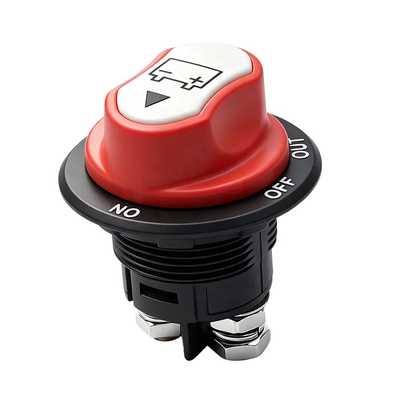 2PIN SPST OFF-ON 100A 12V Battery Isolator Switch Disconnect Power Cut Off Kill for Motorcycle Car Boat RV Truck