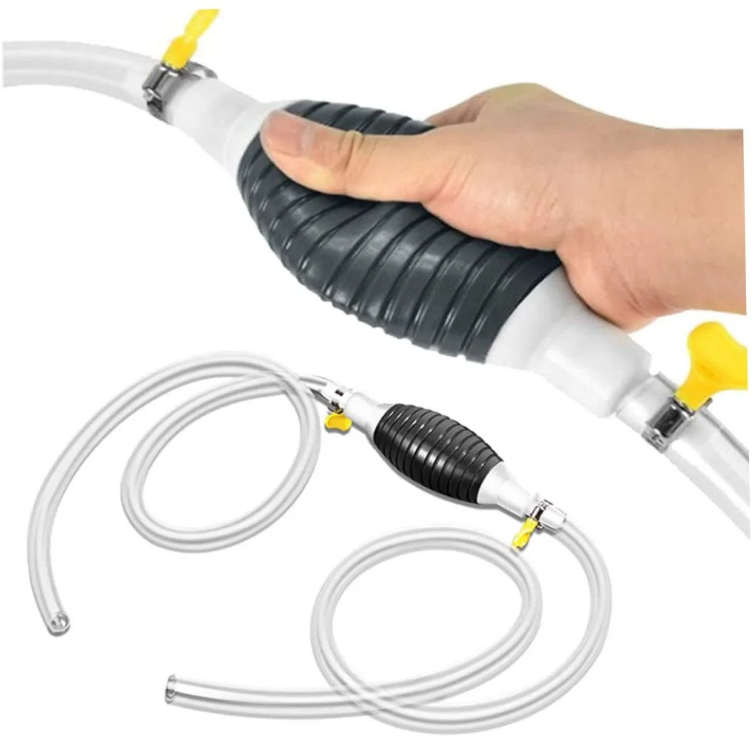 Oil Pump Manual Oil Hand Special Tube PVC Transparent Sucker Fish Tank Water Change for Petrol Fuel Fuels Emergency Transfer