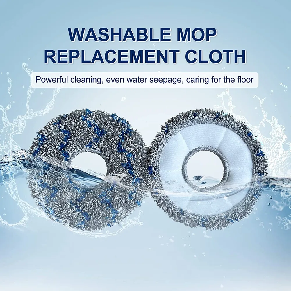 Untuk Ecovacs Deebot X1 OMNI T10 TURBO Robot penyedot debu Hepa Filter sikat samping kain pembersih suku cadang Aksesori