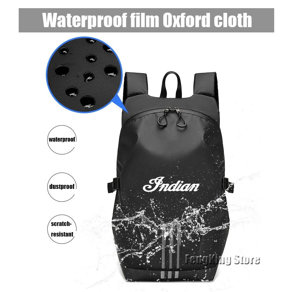 for Indian FTR 1200 S FTR1200 Knight backpack motorcycle helmet bag motorcycle travel equipment waterproof and large capacity