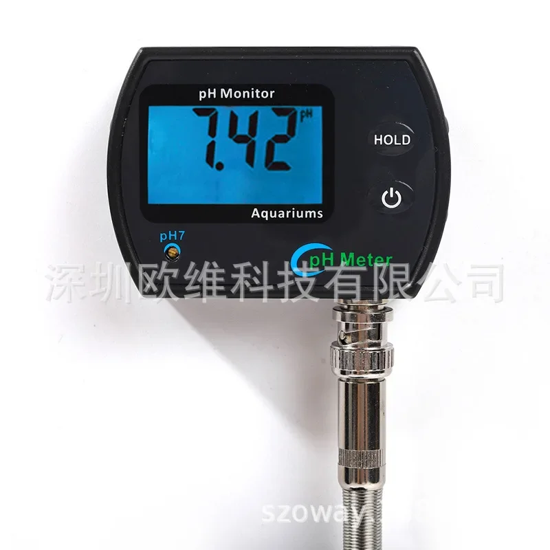 PH-990 Digital PH Meter Monitor Water Quality Acidity Tester 0.00-14.00pH Large Screen Backlight Display with Adaptor