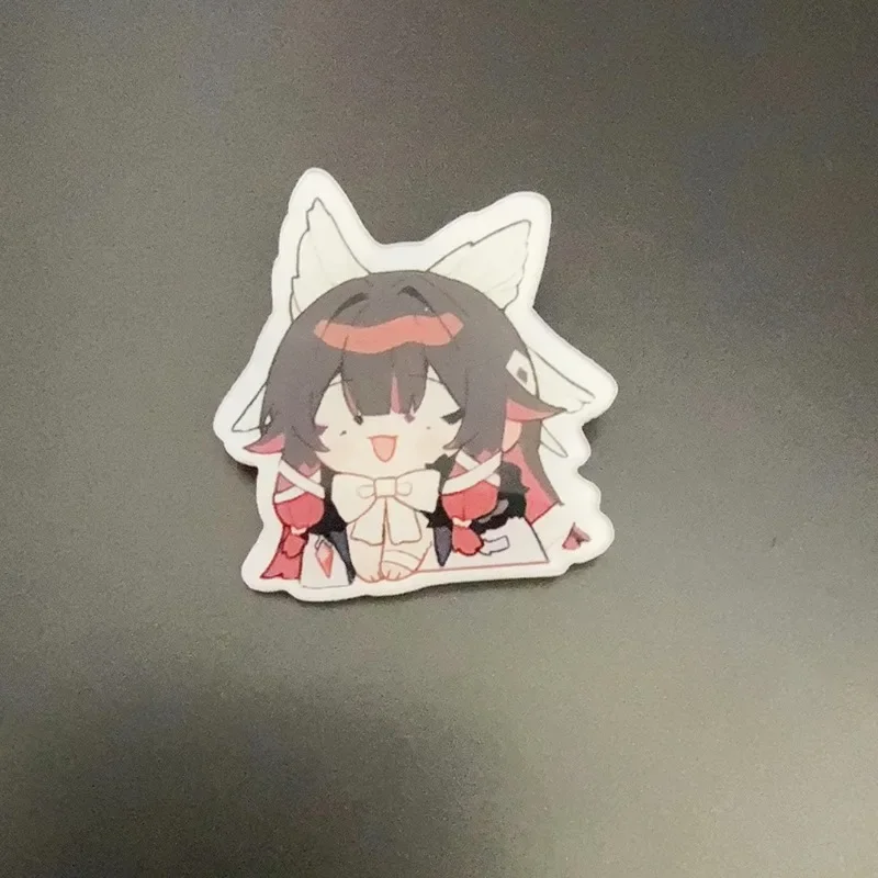 Genshin Impact Fatui Harbinger Damselette Student Acrylic Brooch Pin Cosplay Badge Jewelry Accessories For Clothes Backpack Gift