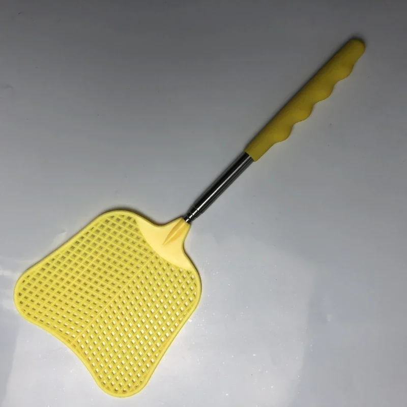 1pc,Heavy Duty Telescopic Fly Swatter Set - Durable Plastic, Stainless Steel Handle, Perfect for Indoor/Outdoor/Classroom Use