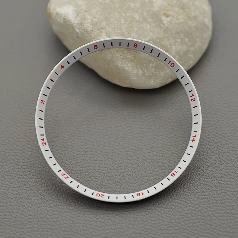 Dia 30.5mm Chapter Ring Fits SKX007 SKX009 SRPD Watch Cases Replace Plasticsr Inner Ring NH35 NH36 Watch Case Parts Refit