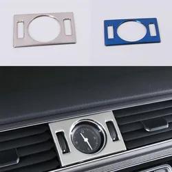 For VW Passat B8 Variant Alltrack 2015 2016 2017 2018 2019 2020 2021 Stainless Steel Frame Clock Frame Cover Sequins Trim Stick