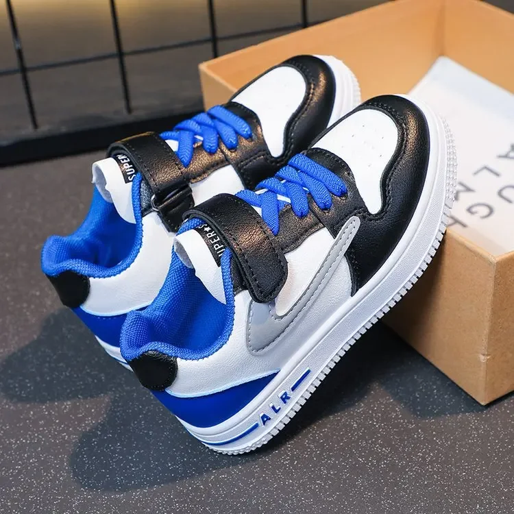 

Rotating Button Sports Shoes Breathable Mesh Single Net Shoe Summer New Arrival Middle Large Children Flat Shoes kids shoes