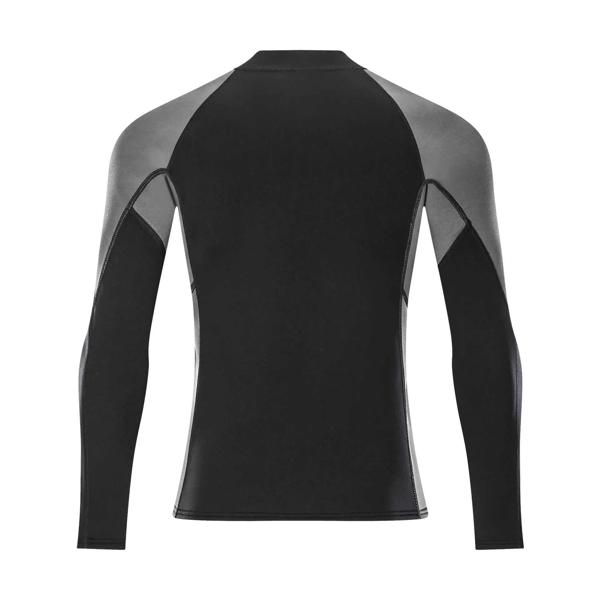 Men 2MM Diving Top Long Sleeve Split Wetsuit Warm Sun Protection Quick Dry For Swimming Surfing Snorkeling