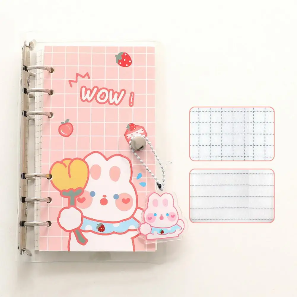1 Set Exquisite Diary Notebook 100 Sheets Planner Book Detachable Donut Bear Dog Cartoon Notebook  Write