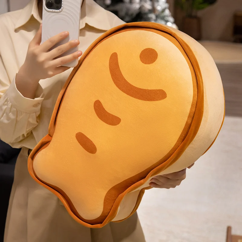 25/45cm Cartoon Soft Taiyaki Plush Doll Pillow Biscuit Cookie Fish Cat Paw Animal Stuffed Toy Home Decoration Gift