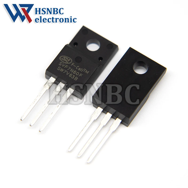 10PCS SVF7N60F 7N60 SVF7N60 TO-220F 7A 600V N-channel Power MOSFET Transistor 100% New Original