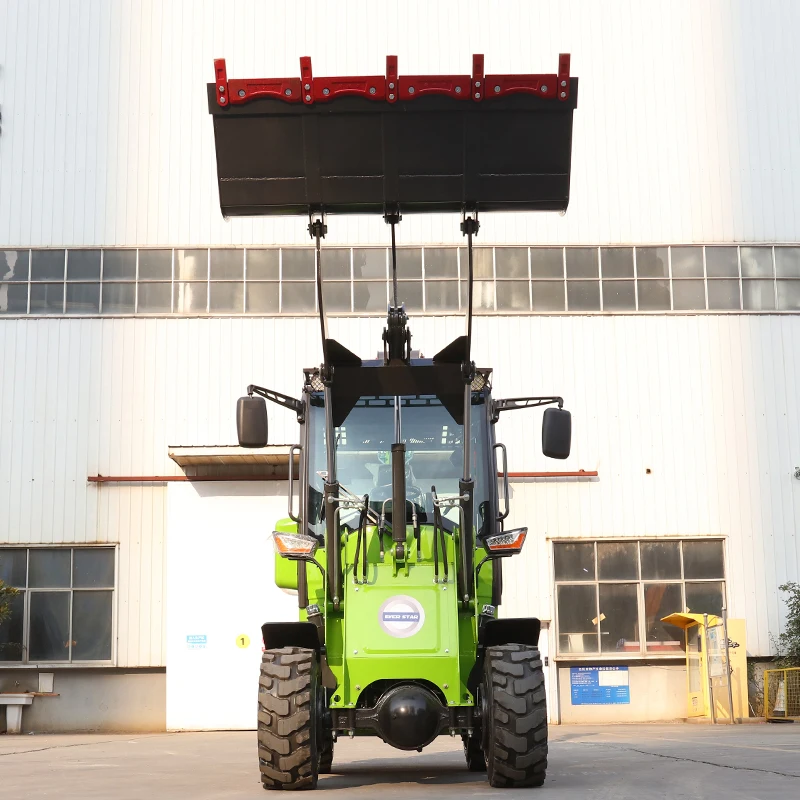 Powerful 2800kg Compact Backhoe Loader with Versatile Working Functions