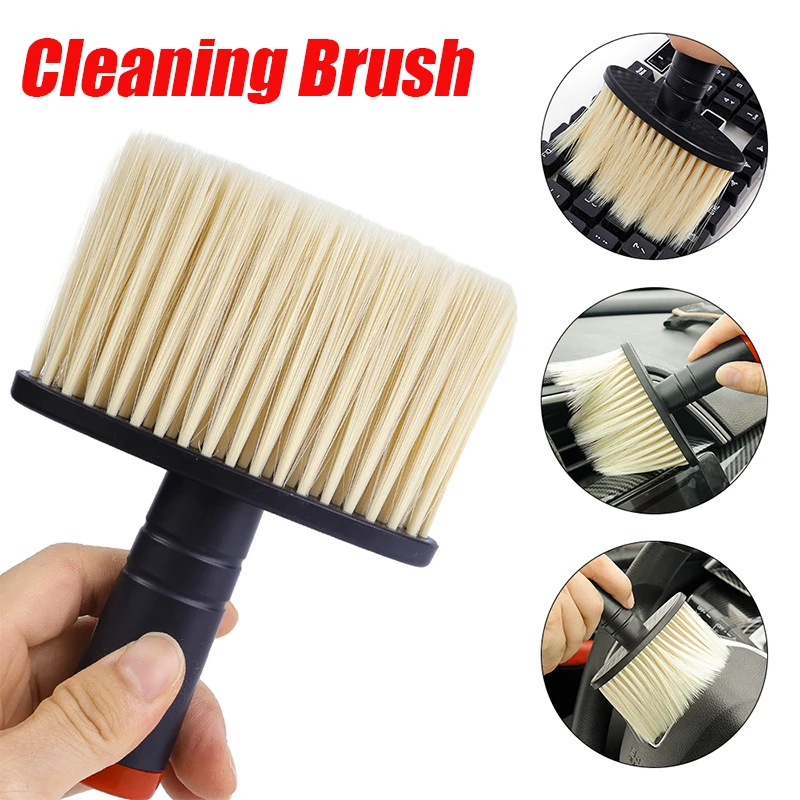 

Ultra-Soft Car Detailing Brush Center Console Clean Tool Dashboard Air Outlet Wheel Brushes Car Crevice Dust Removal Brush