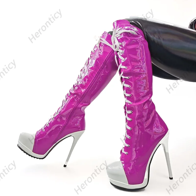 Heronticy-Botas hasta la rodil - Zip Up Boots Short reseña y precio