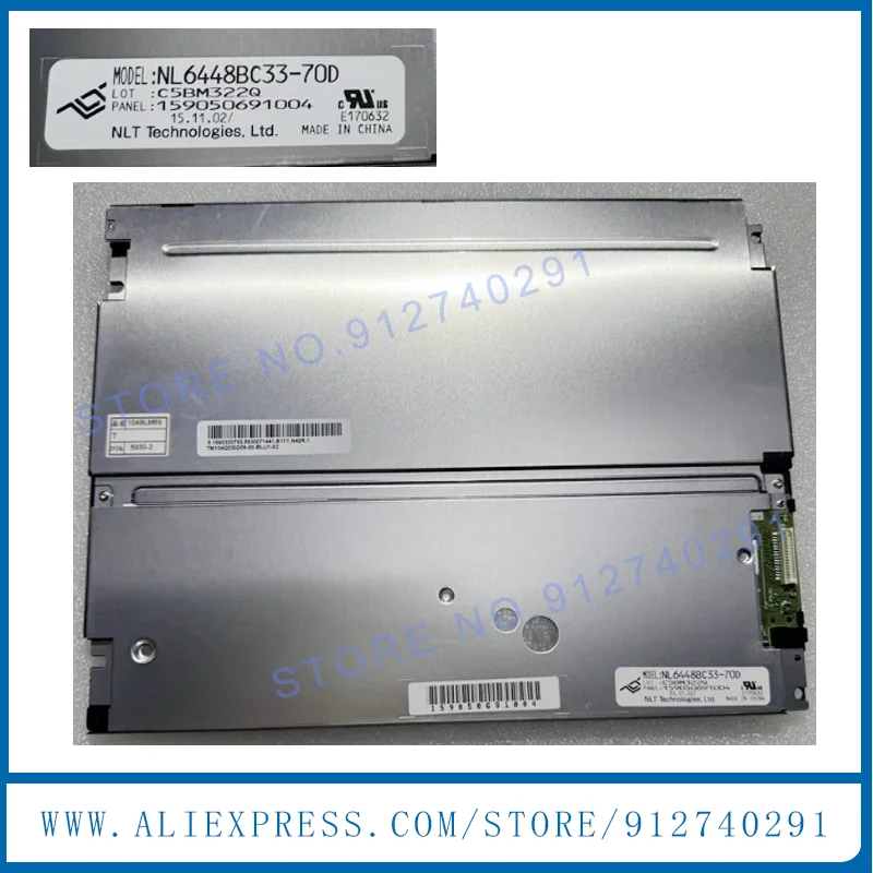 NL6448BC33-70 NL6448BC33-70D NL6448BC33-70F Original 10.4 Inch104BLM69 NL6448BC33-70G NL6448BC33-70C LCD Display Screen Panel