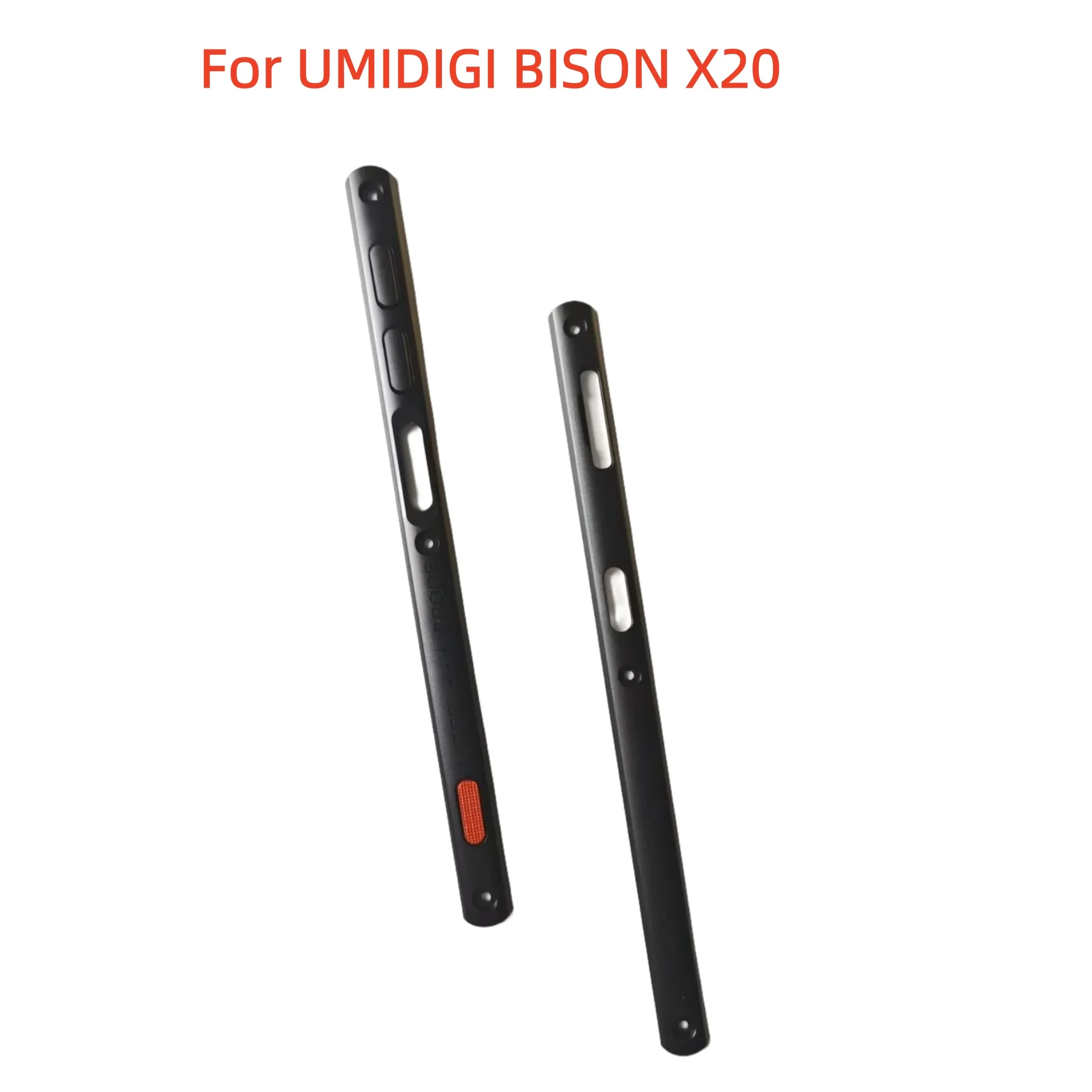

Pop Original For UMIDIGI BISON X20 Cell Phone Middle Side Frame Housings Cover Bumper With Volume Shortcut Keys Button