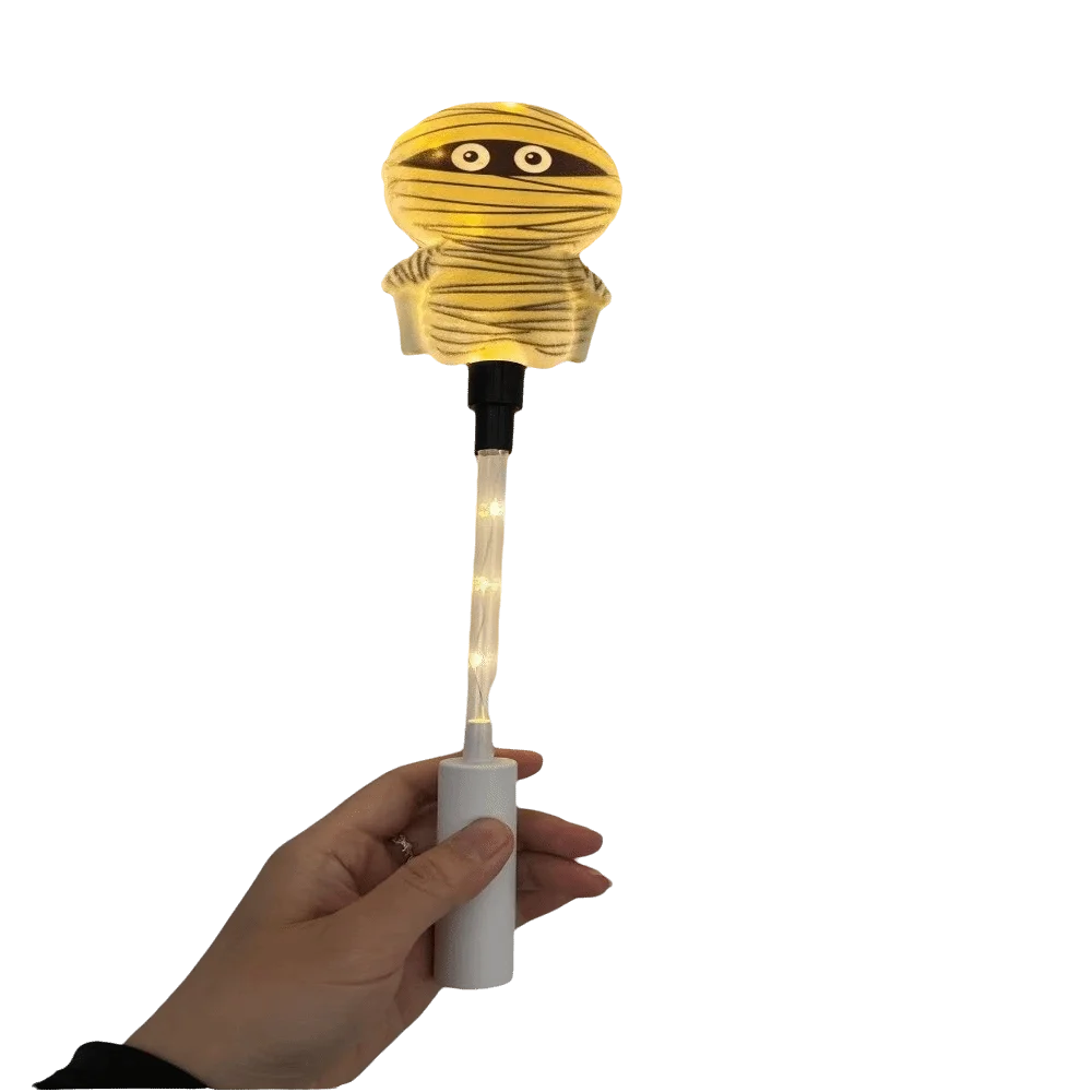 Luminous Toy Handheld Glow Stick Ghost Devil's Eye Light Up Wand Dark Style Pumpkin Halloween Decoration Lights Holiday Decor