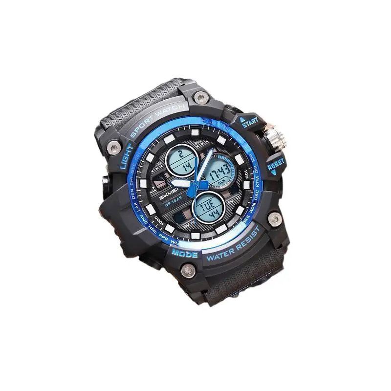 SkmeiМужские водонепроницаемые электронные часы Стильные и универсальные спортивные часы на открытом воздухе Подростковые студенческие электронные часы