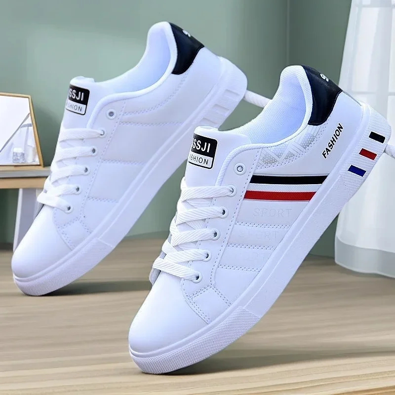 

Shoes men's Korean version trendy versatile sports men's casual trendy shoes student white shoes flat baseplate shoes