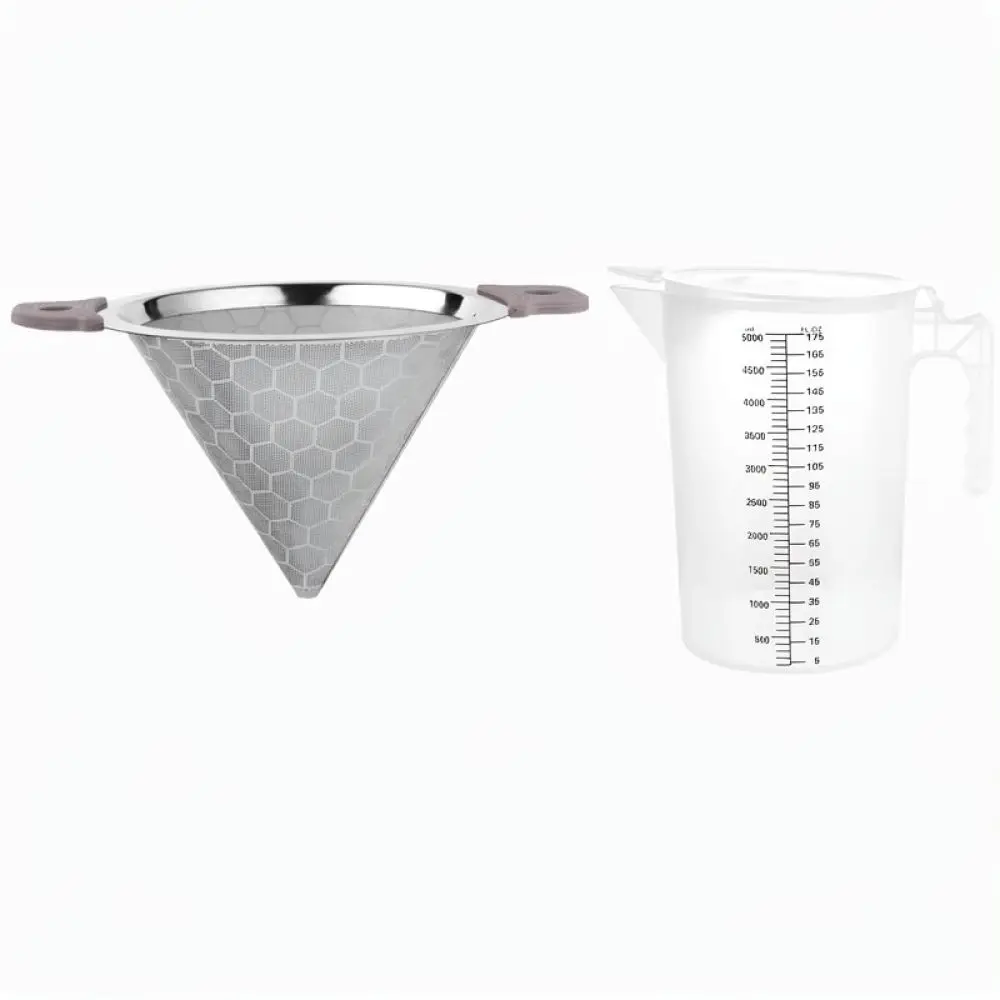 Fine Mesh Metal Strainer With Double Handles Tea Filter Sieve For Loose Leaf Tea Coffee Brewing Kitchen Accessories Tool