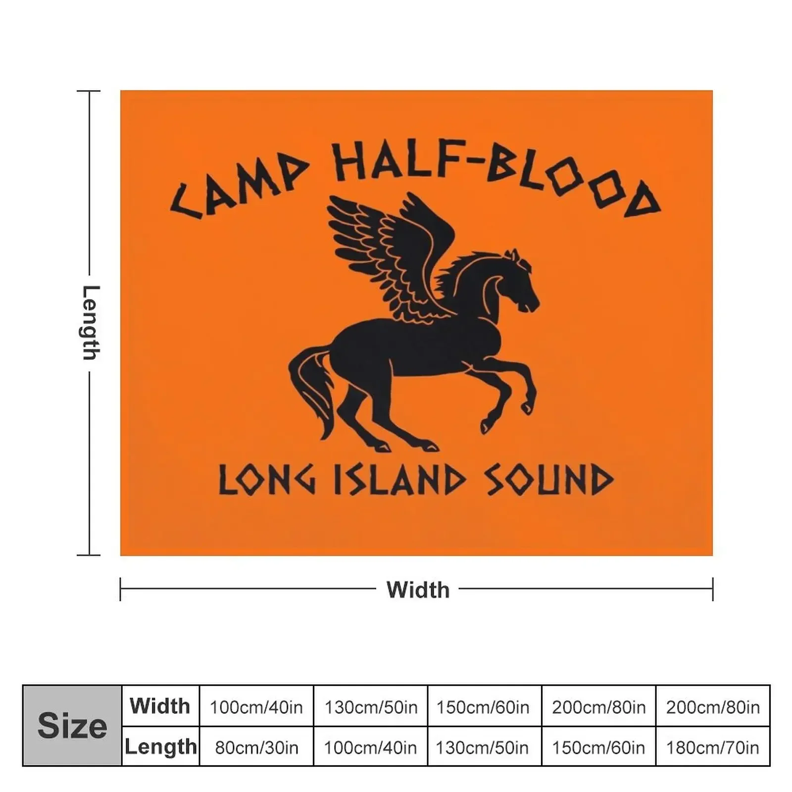 camp half blood long island Throw Blanket Polar Summer Blankets