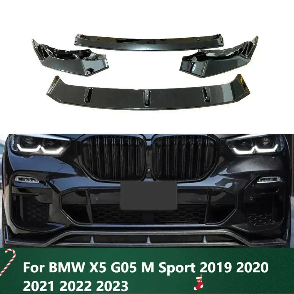 

New！Front Bumper Spoiler Lip Lower Body Kit Diffuser Splitter Tuning Guard For BMW X5 G05 M Sport 2019 2020 2021 2022 2023