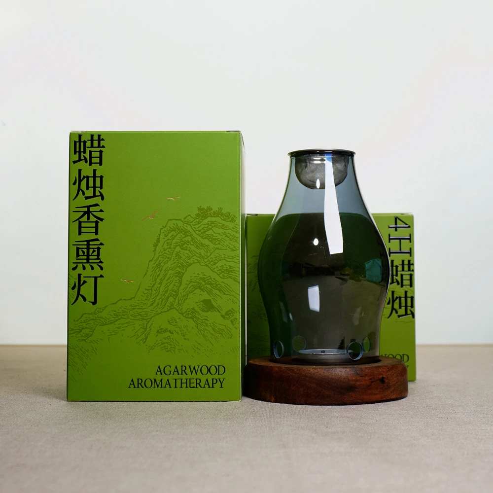 Agarwood Chips Incense Lamp,Indirect Fire Incense Warmer,Kyara Incense Burner,Specialized for Natural Fragrances,Home Indoor Use