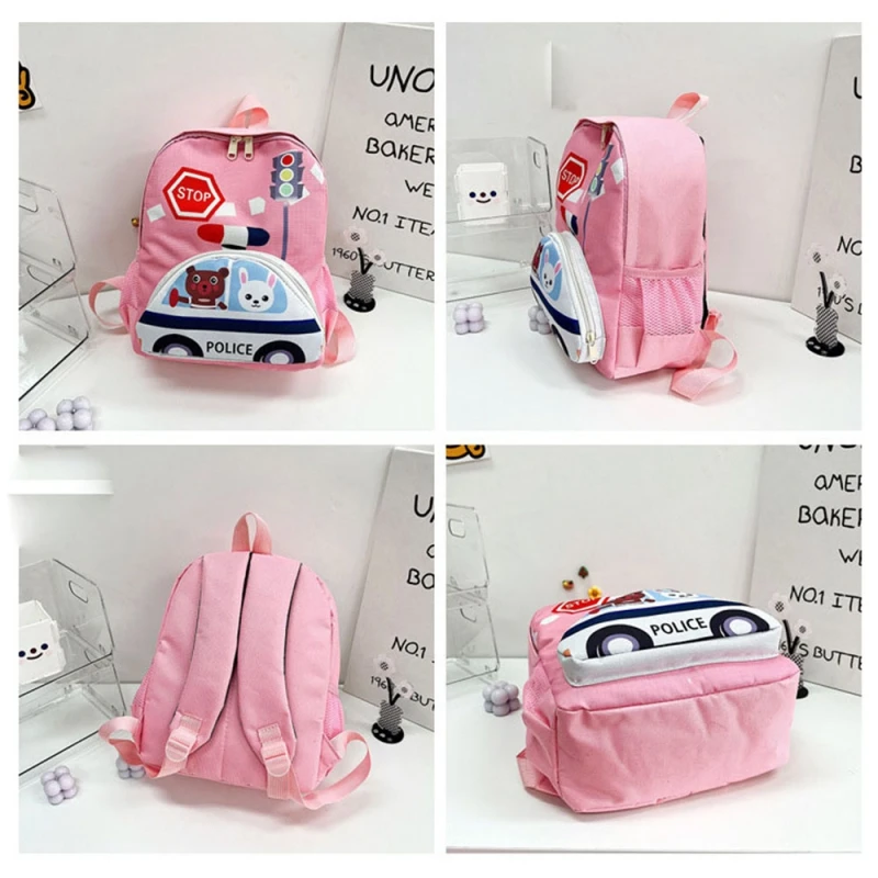 Cartoon Car Children School Bags For Girls Boys Kids Backpack Kindergarten School Backpack Infant Baby Fashion Schoolbag