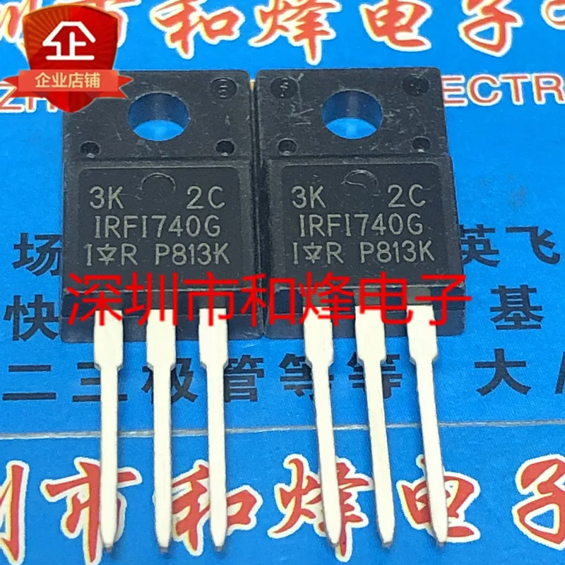 5PCS-10PCS IRFI740G  TO-220F 400V 5.4A  New And Original On Stock