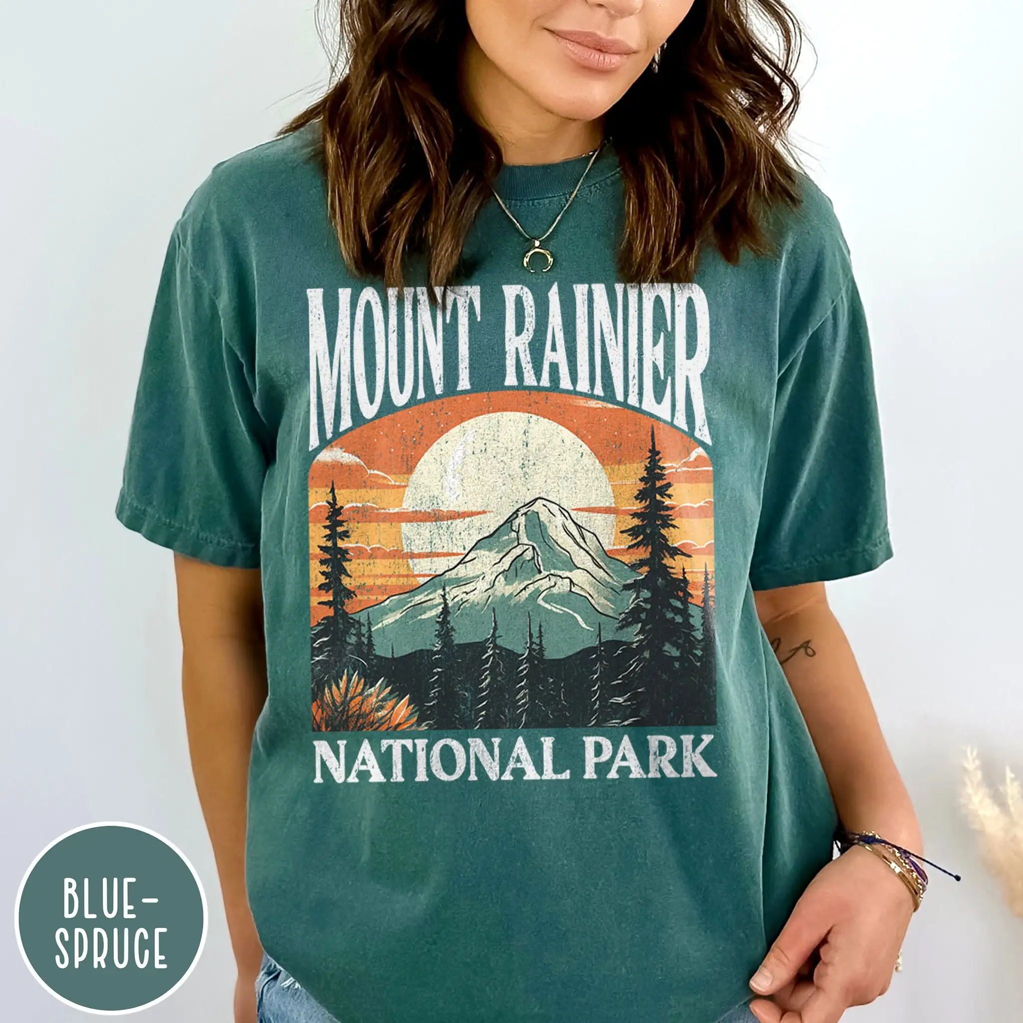 Mount Rainier T Shirt Washington National Park Mt Pacific Northwest Hiking Cascades