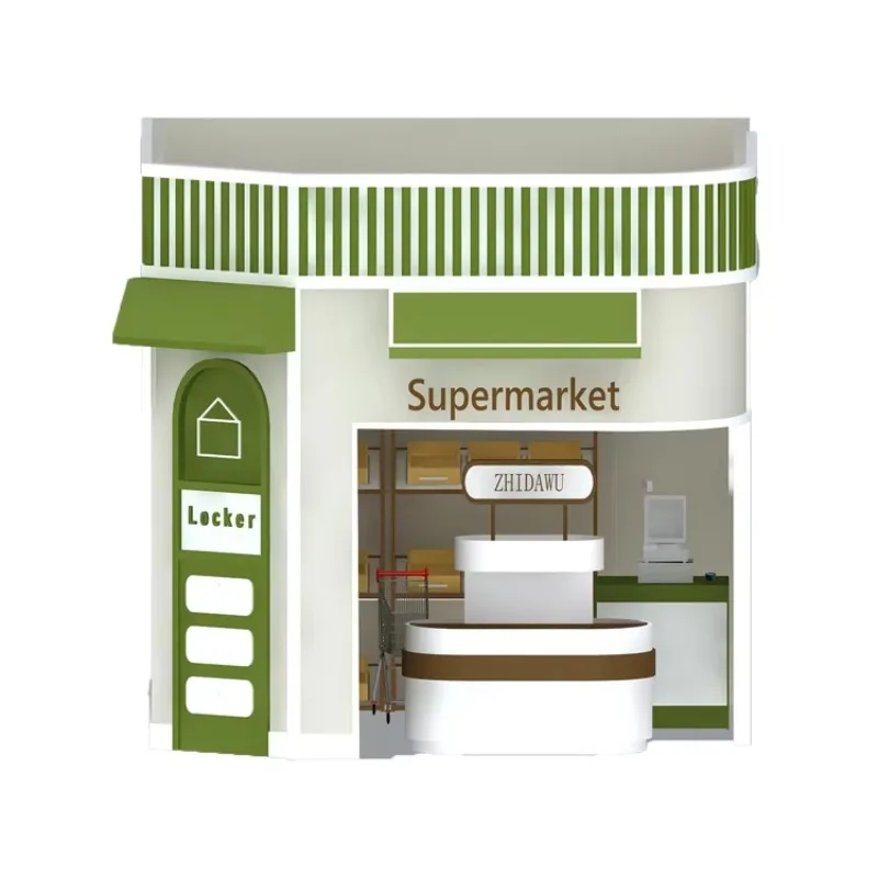 

Versatile Indoor Children Shop Themed Role Play House Safe and Fun Soft Play Kids Indoor Playground Equipment
