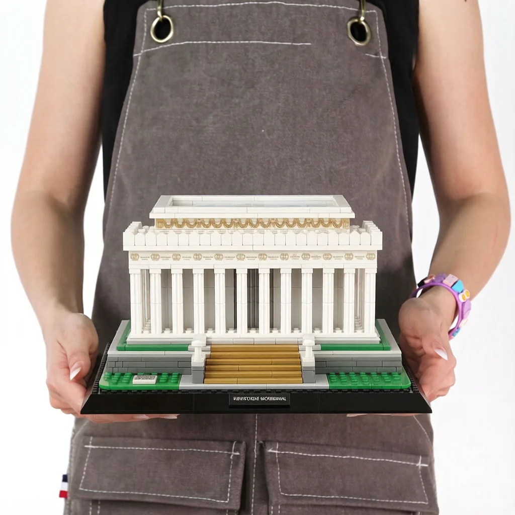 

Creative Modern Famous Architecture United States Lincoln Memorial Block Model Construction Building Brick Toys Collection